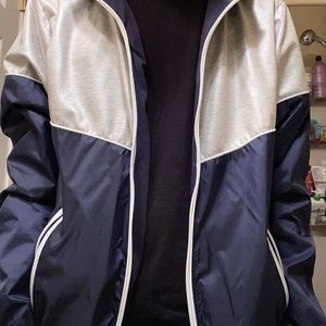 Forever 21 Black & Grey Windbreaker